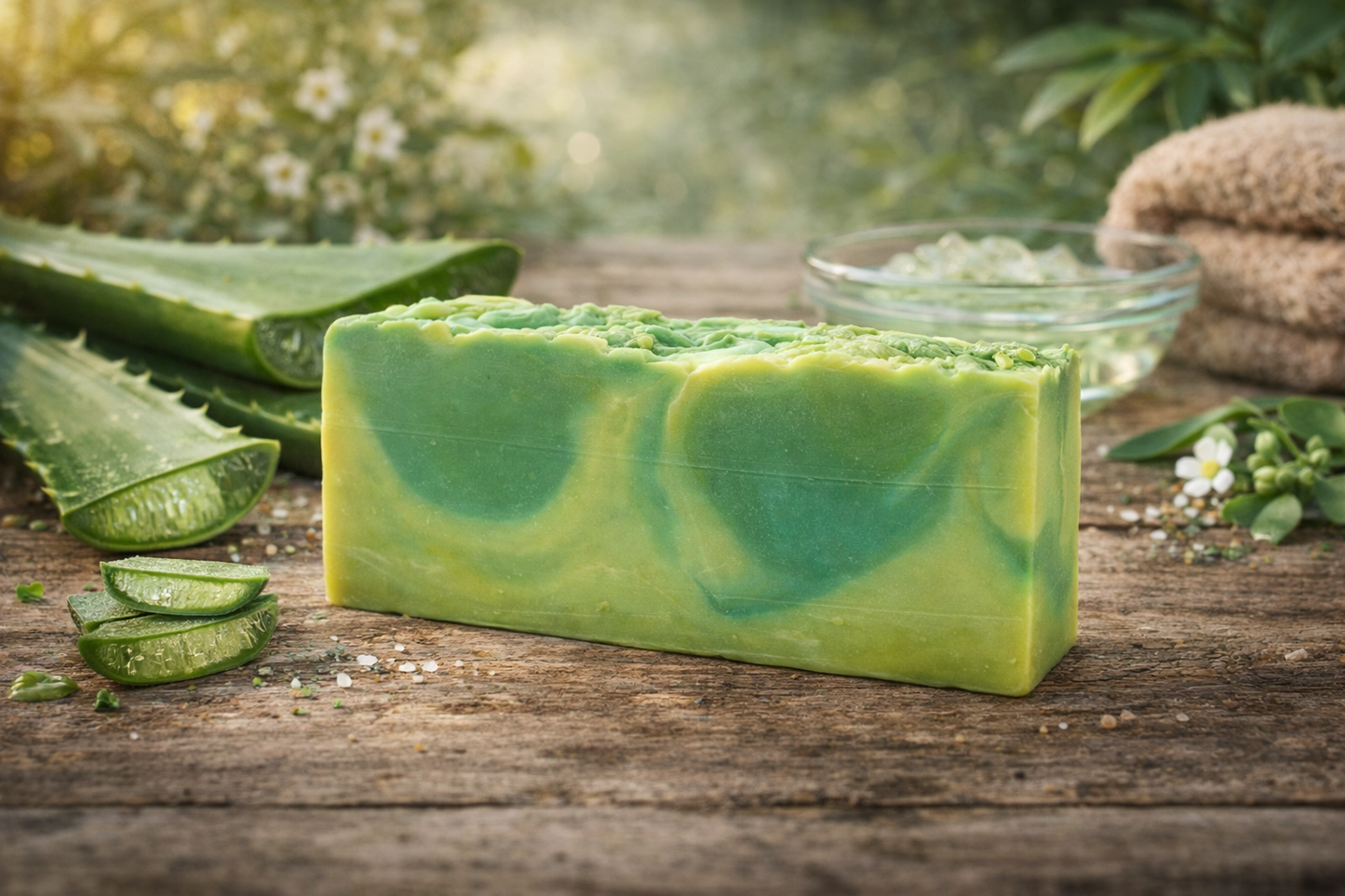 Aloe Vera Naturseife handgemachte Seife
