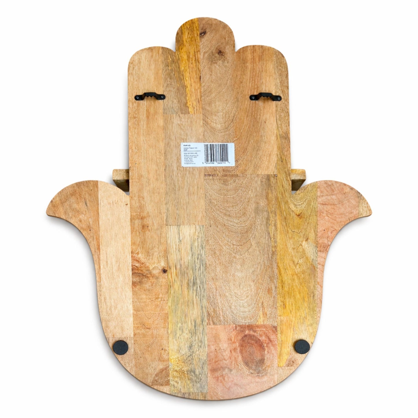 Hamsa Wandregal aus Holz – dekorative Ablage mit Schutzsymbol