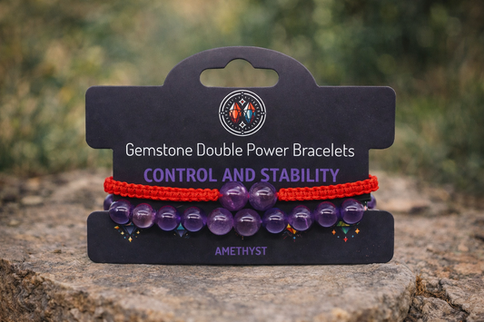 Amethyst Armband Detail Edelsteinperlen