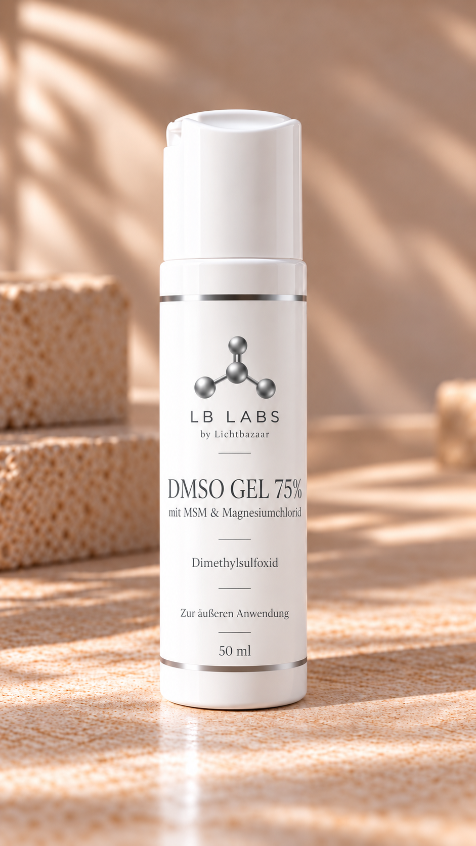 DMSO Gel 75 % mit MSM & Magnesiumchlorid - 50 ml | LB LABS