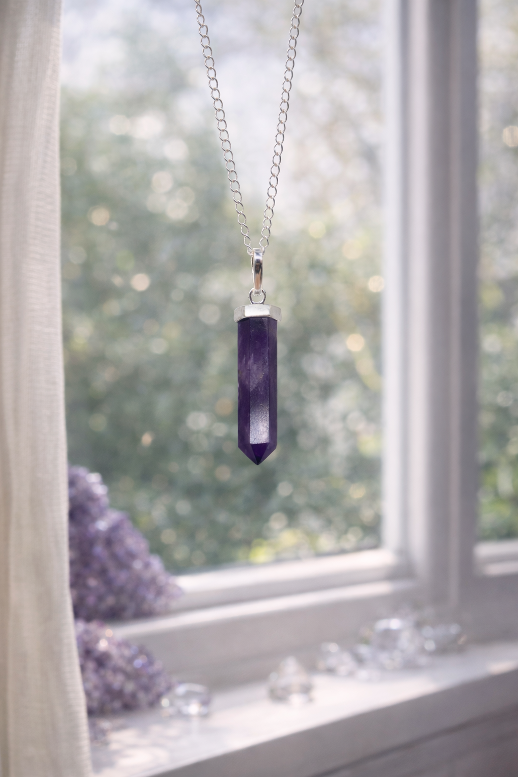 Amethyst Edelstein Schmuck mit Bedeutung