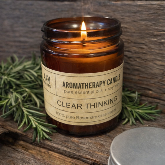 Aromatherapie Kerze Clear Thinking Rosmarin Sojawachs