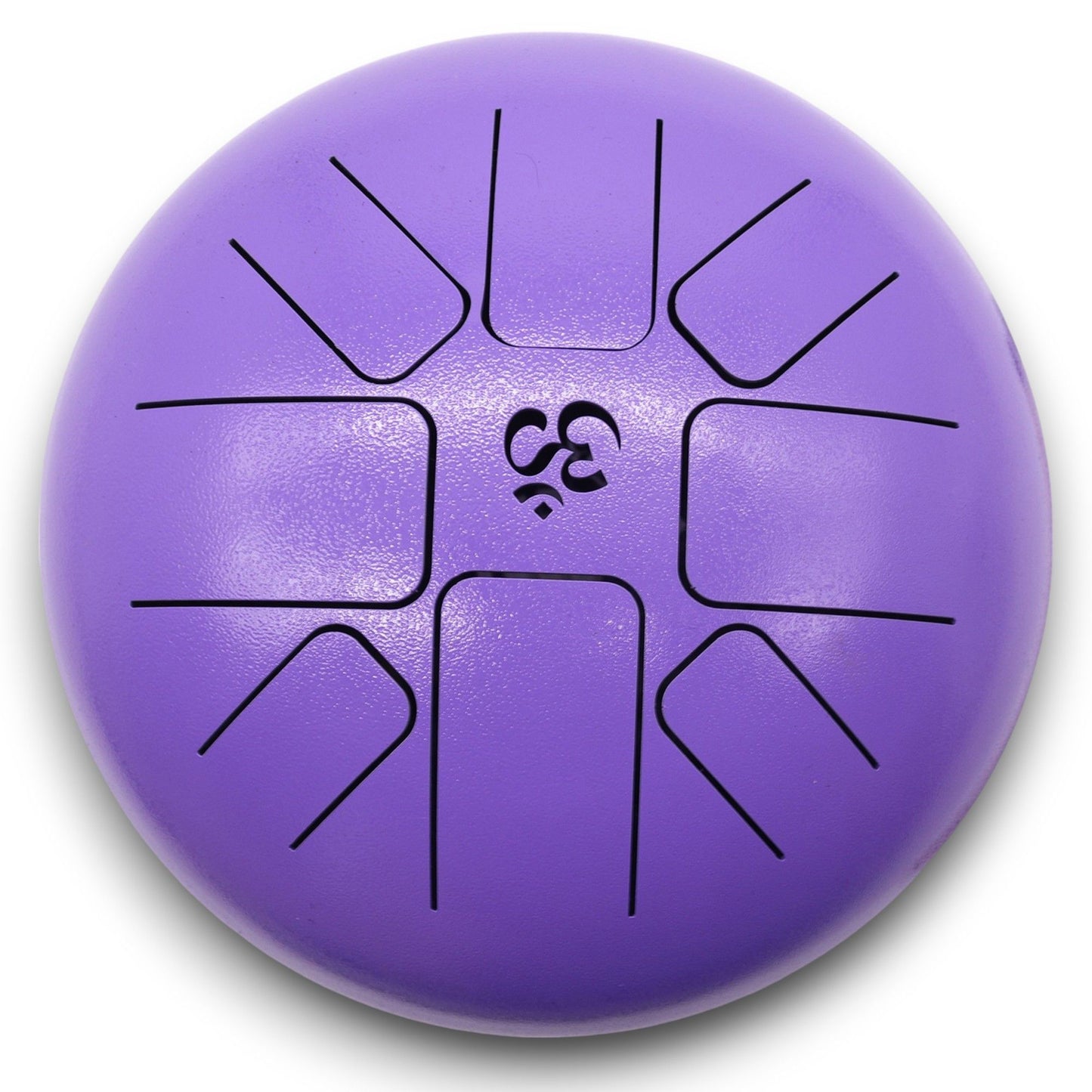 Steel Tongue Drum (22 x 16 cm) – OM Violett – Meditations- & Klanginstrument
