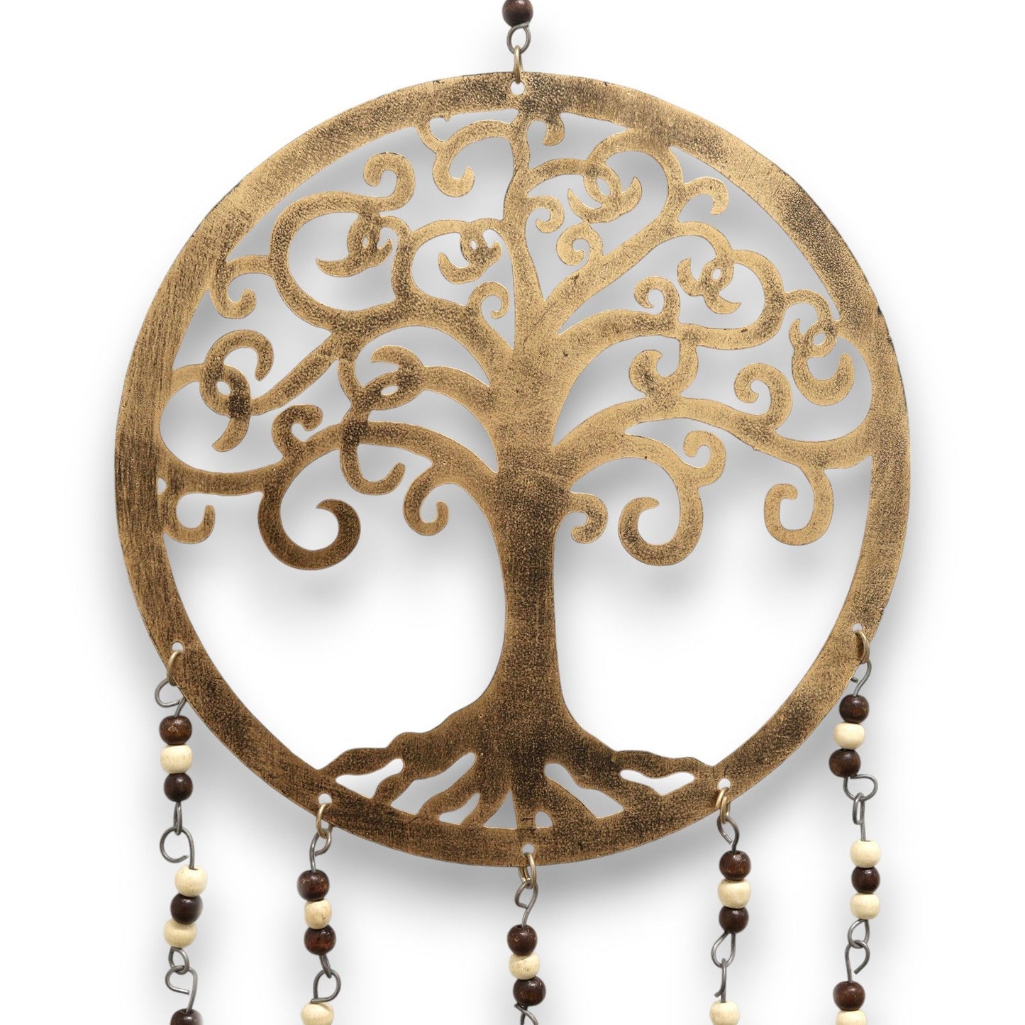 Tree of Life Klangspiel – Großes Windspiel mit Lebensbaum 25 cm