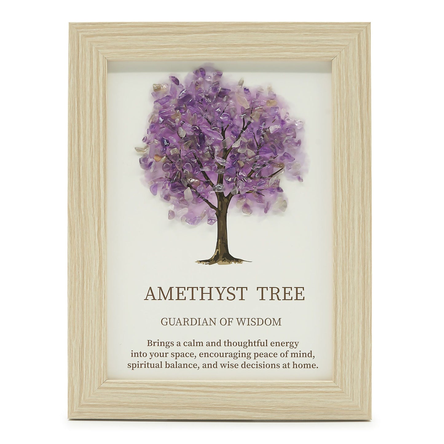 Amethyst Lebensbaum Bild – Symbol für Ruhe, Weisheit und spirituelle Balance