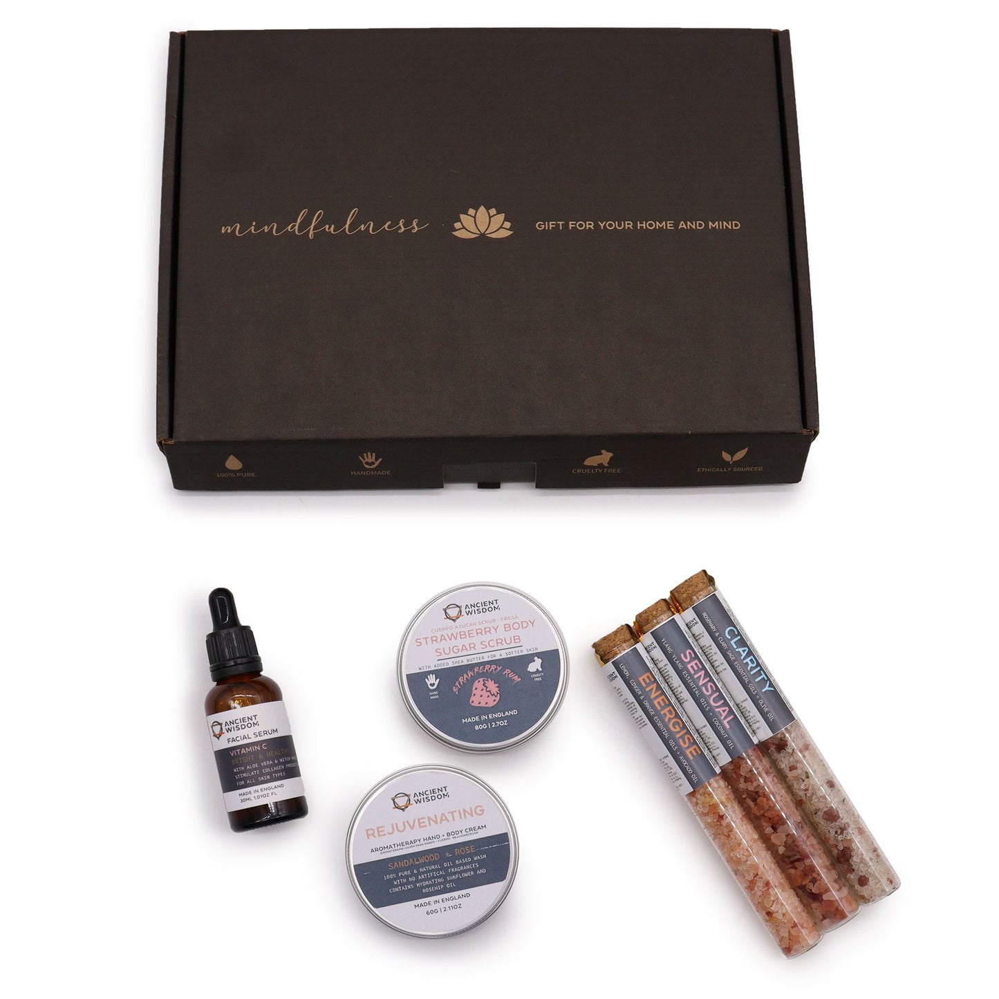 Serenity Essential Selfcare Kit – Wellness Set für Entspannung, Glow und Wohlbefinden