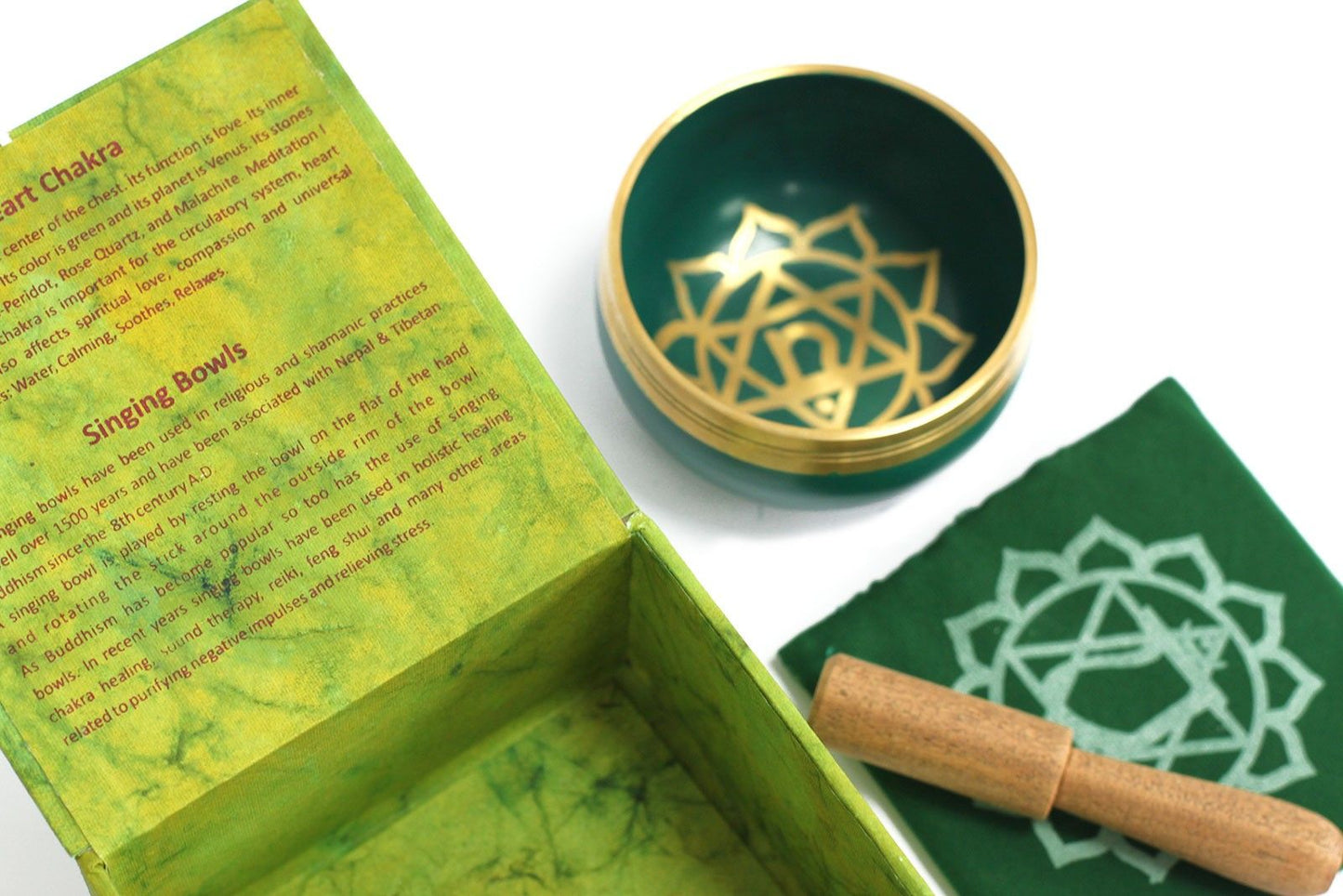 Herzchakra Klangschale – Chakra Singing Bowl (Grün) – Meditation & Entspannung