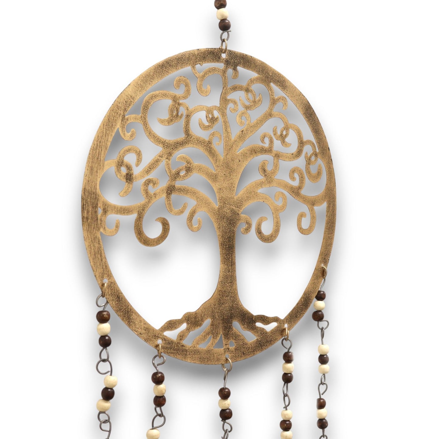 Tree of Life Klangspiel – Großes Windspiel mit Lebensbaum 25 cm