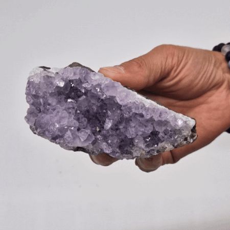 Hochwertiger natürlicher Amethyst Standcluster – mittlere Größe