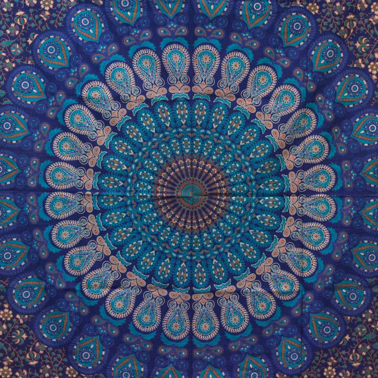 Baumwoll Tagesdecke & Wandbehang – Classic Mandala 230 x 200 cm
