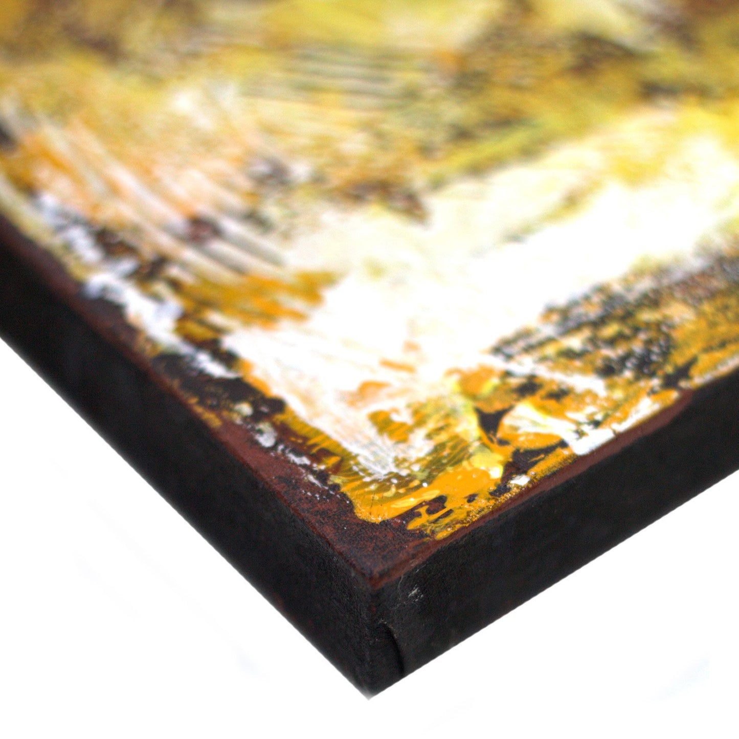 Buddha Wandbild – handgemalte Leinwandkunst aus Bali für Ruhe und Harmonie