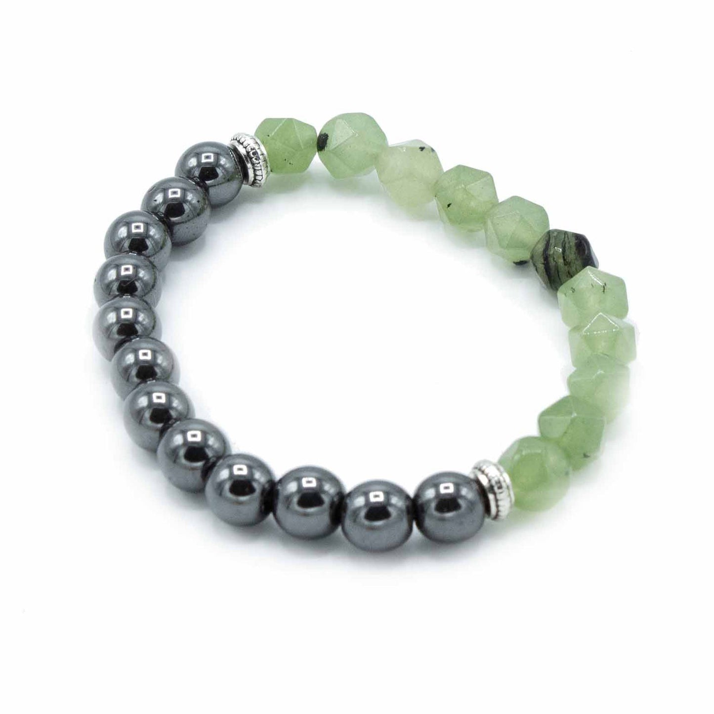 Facettiertes Edelstein Armband Jade – für Balance, Stabilität und Glück