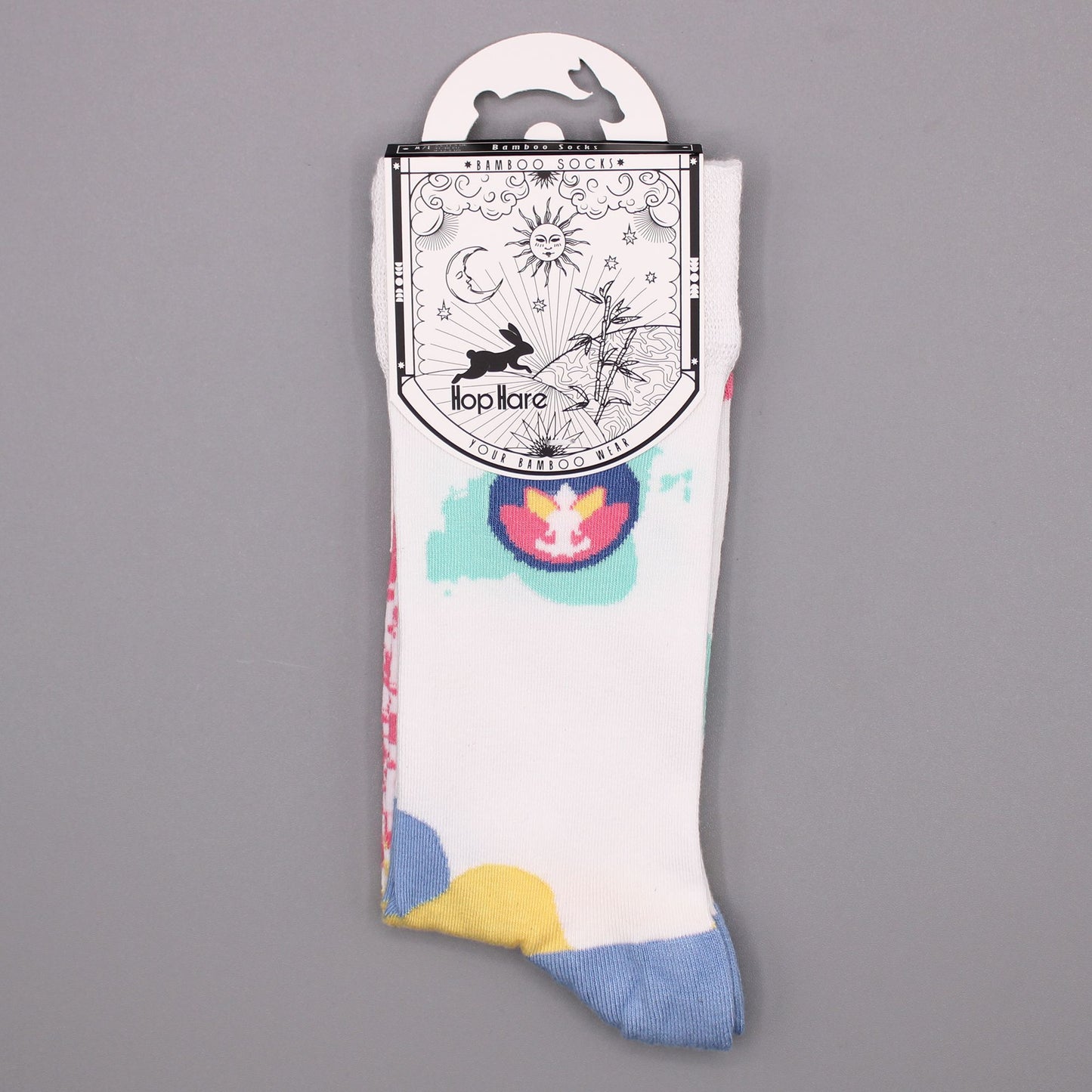 Bambus Yoga Socken getragen bei Yoga oder Meditation