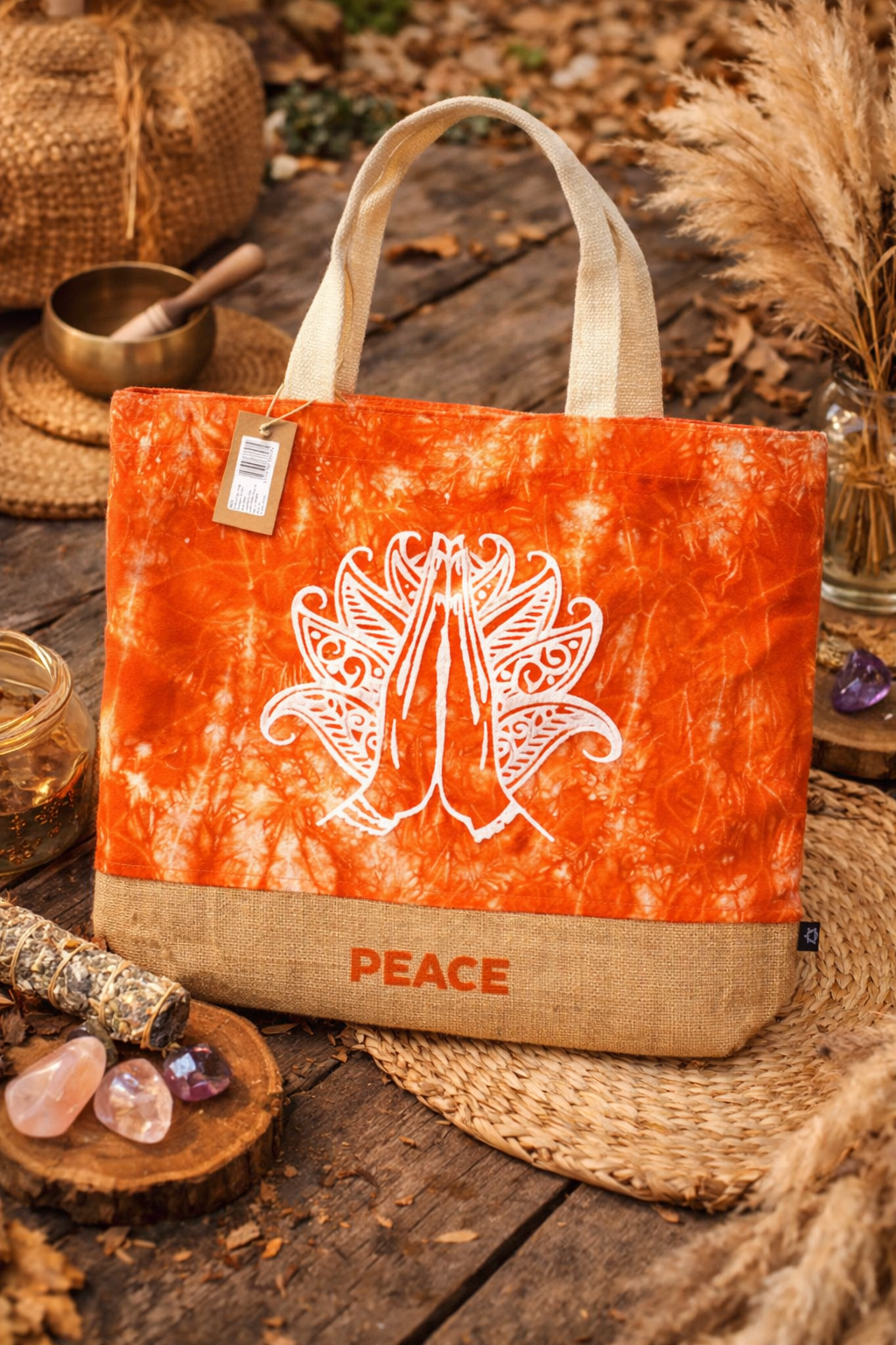 Namaste Peace Bag Orange