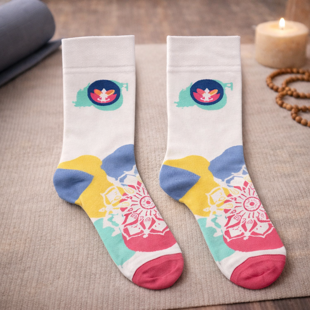 Detailaufnahme Hop Hare Yoga Socken Bambus