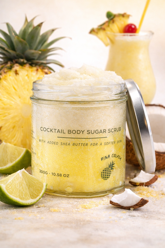 Zucker Körperpeeling Piña Colada veganes Body Scrub