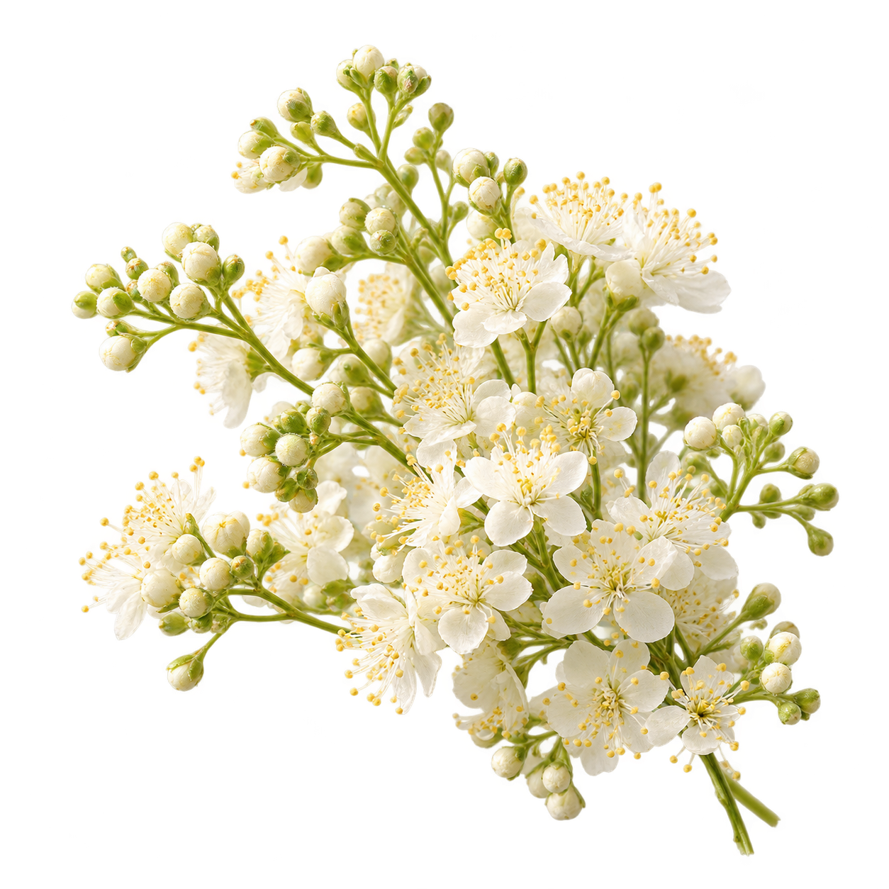 Cremeweiße Mädesüßblüten